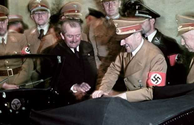 Ferdynand Porsche i Adolf Hitler