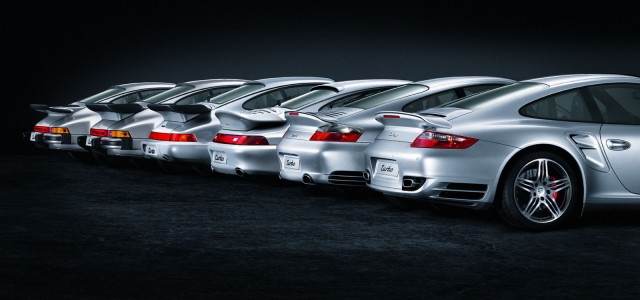 6 generacji 911 Turbo 