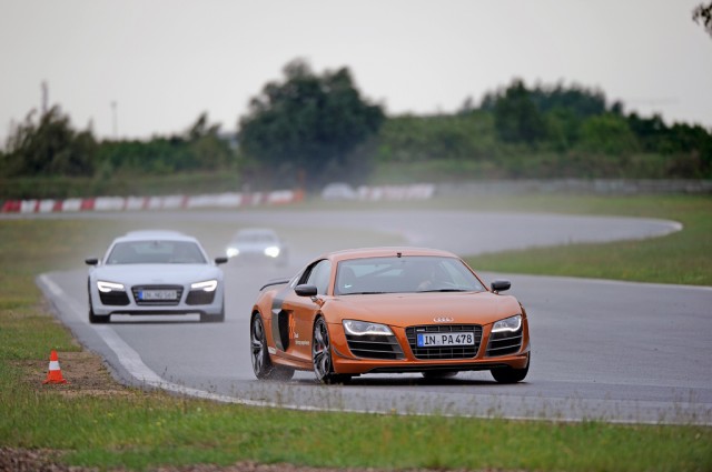 Audi R8 V10 Plus tor Poznań Audi Sportscar Experience