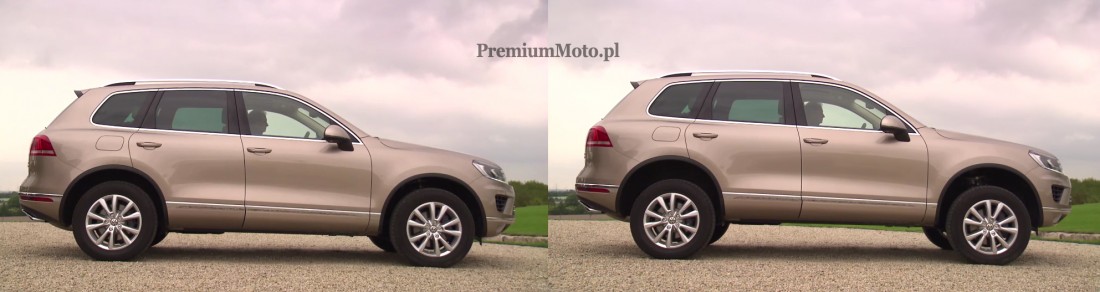 nowy vw touareg przeswit